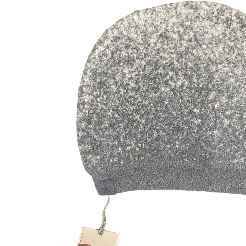 Barefoot Dreams CozyChic Lite‎ Confetti Beanie OS Smokey Green Fog Gray